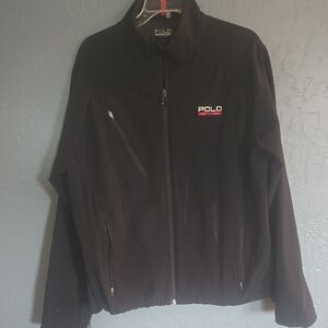 Polo Sport by Ralph Lauren Black Jacket with Red Logo